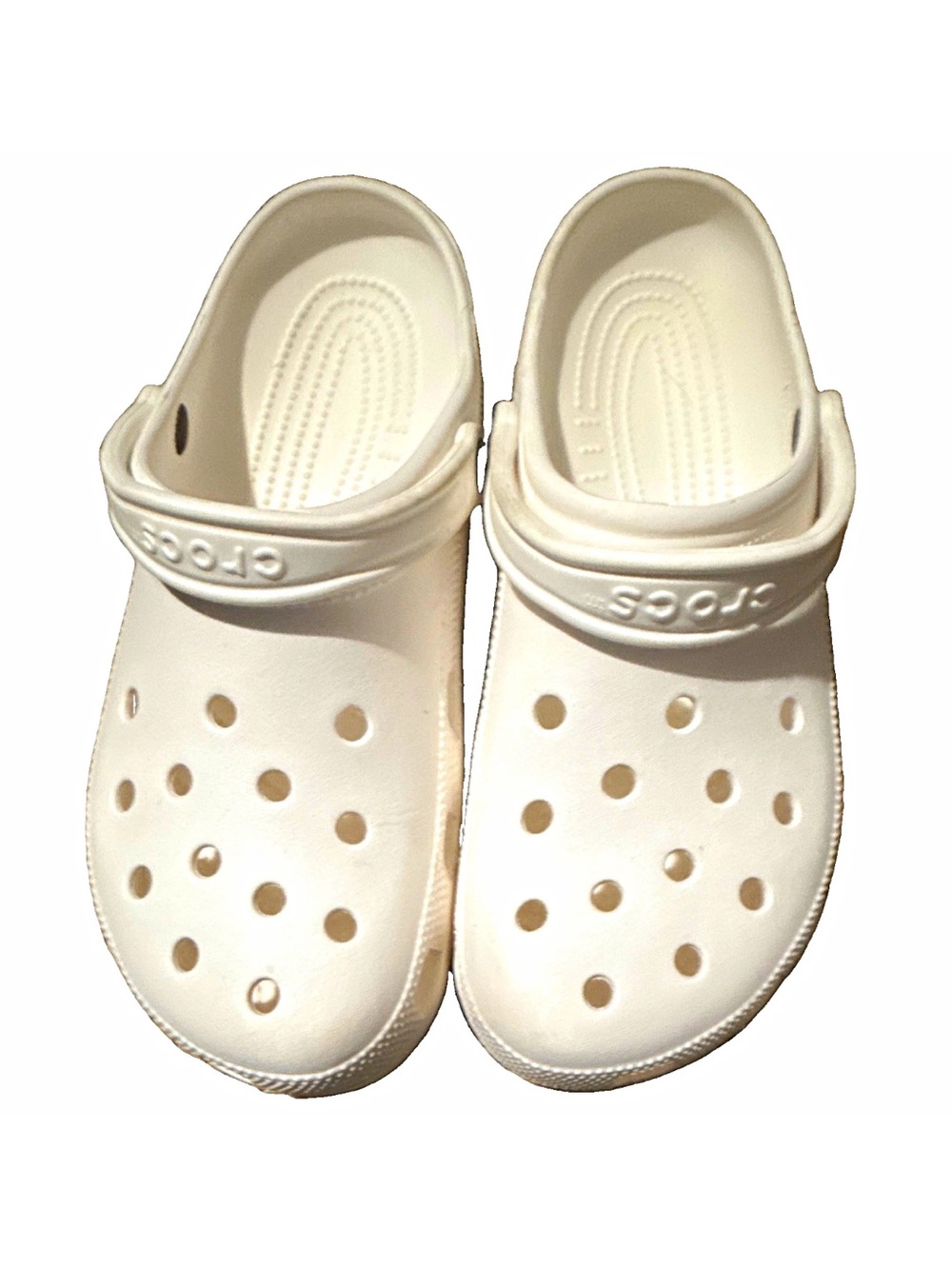 CROCS Mens Classic Clog in Cream White